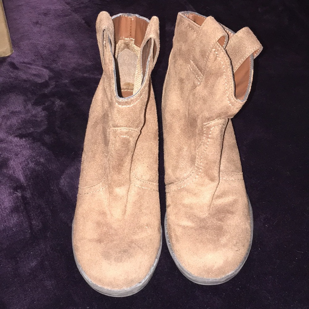 Brown booties
